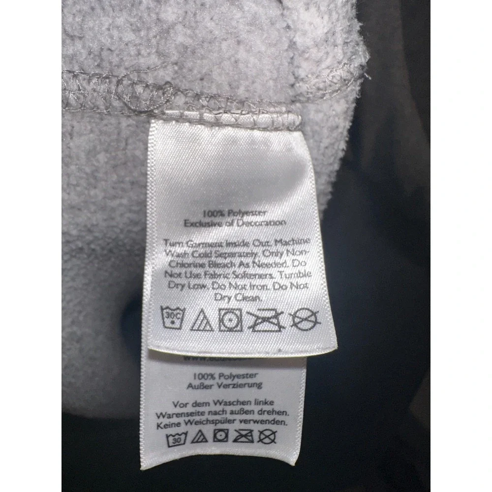 Eddie Bauer‎ Mens 2XL Gray Speckled Fleece 1/4 Zip Pullover Sweater - Picture 5 of 6